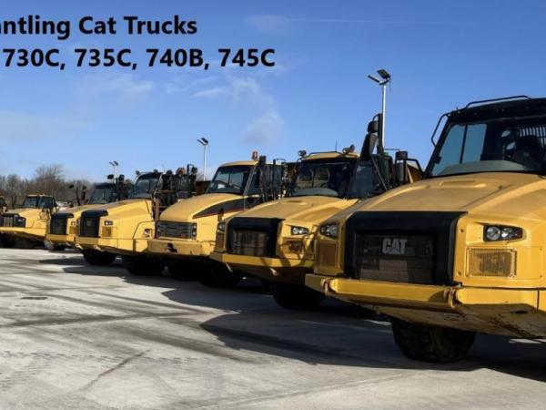 Dismantling Cat C series Articulated Dumptrucks